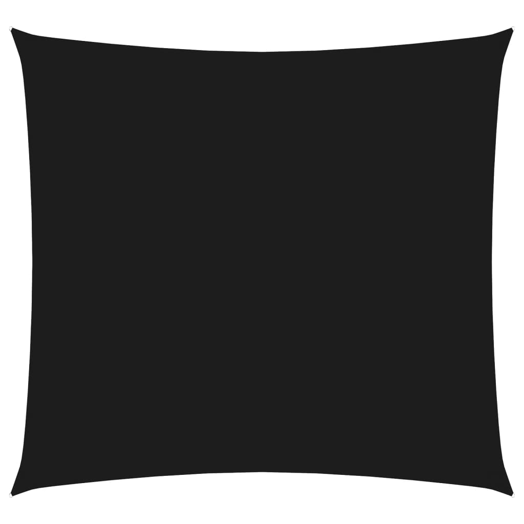 Parasole a Vela in Tela Oxford Quadrata 3x3 m Nera