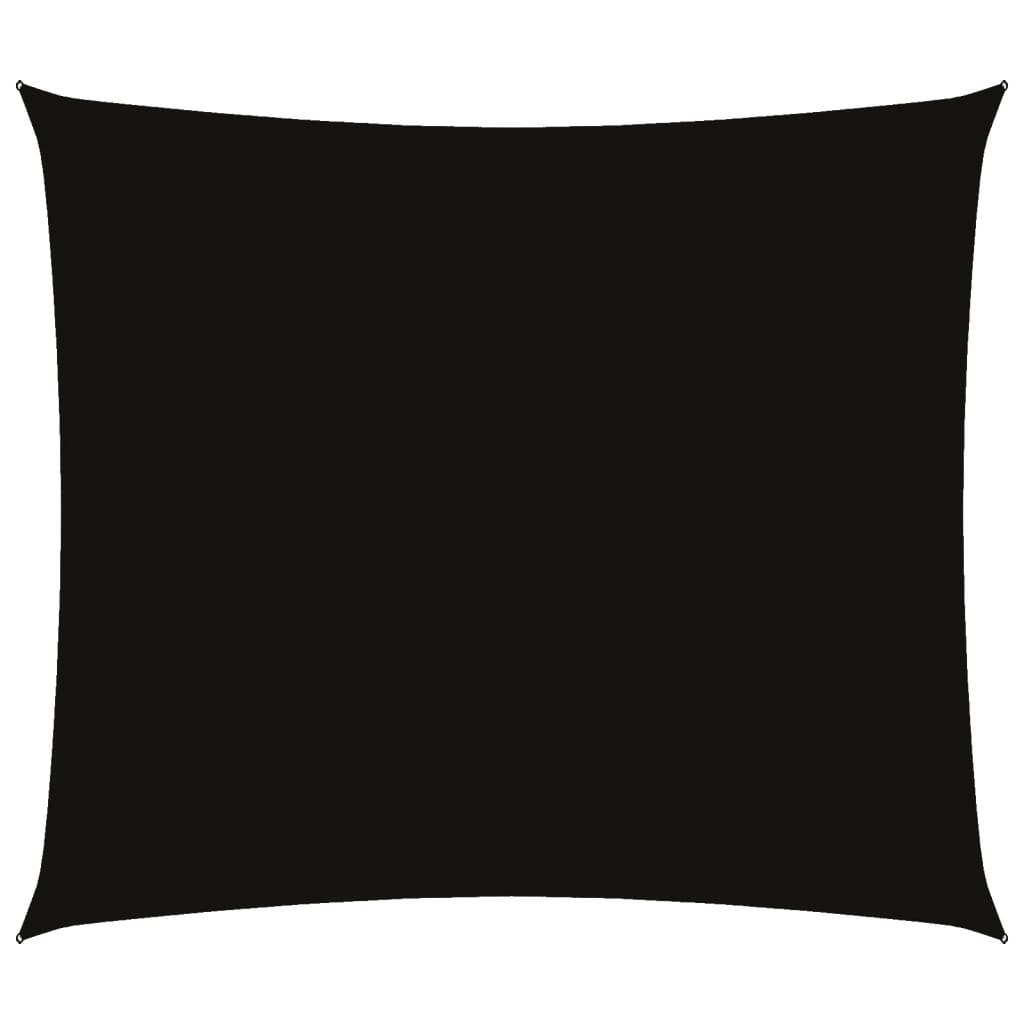 Parasole a Vela Oxford Rettangolare 2x2,5 m Nero
