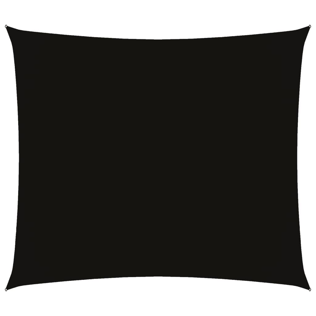 Parasole a Vela Oxford Rettangolare 2,5x3 m Nero