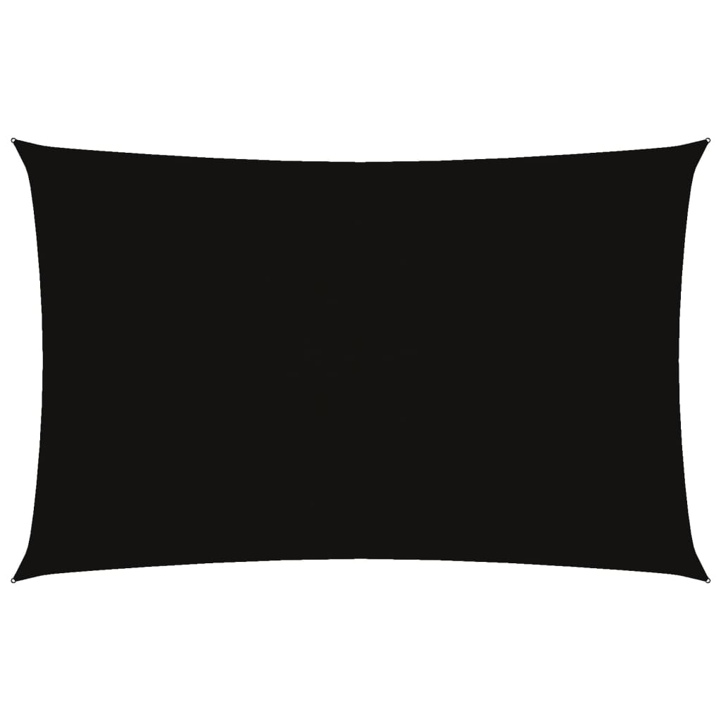 Parasole a Vela Oxford Rettangolare 5x8 m Nero