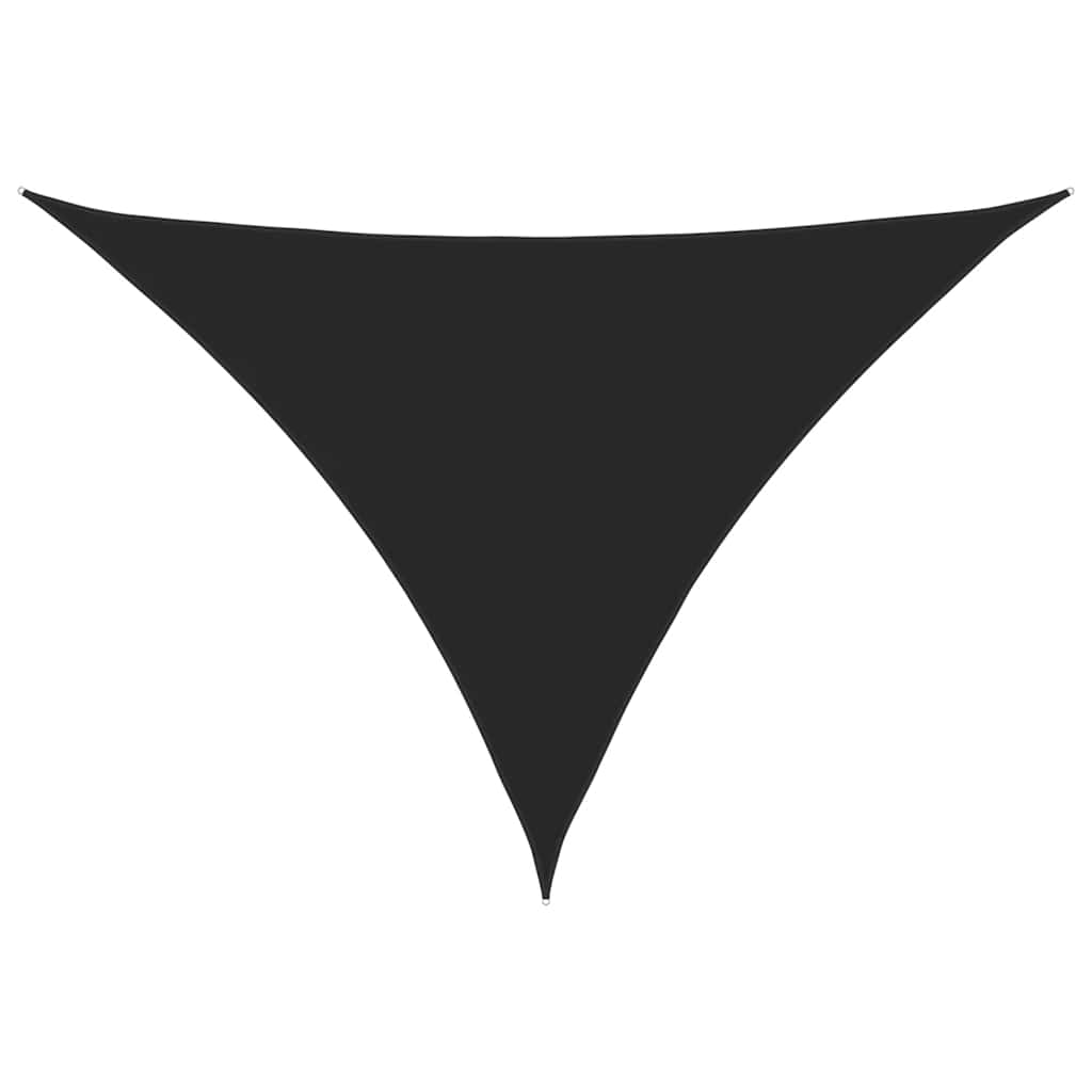 Parasole a Vela Oxford Triangolare 4x4x5,8 m Nero