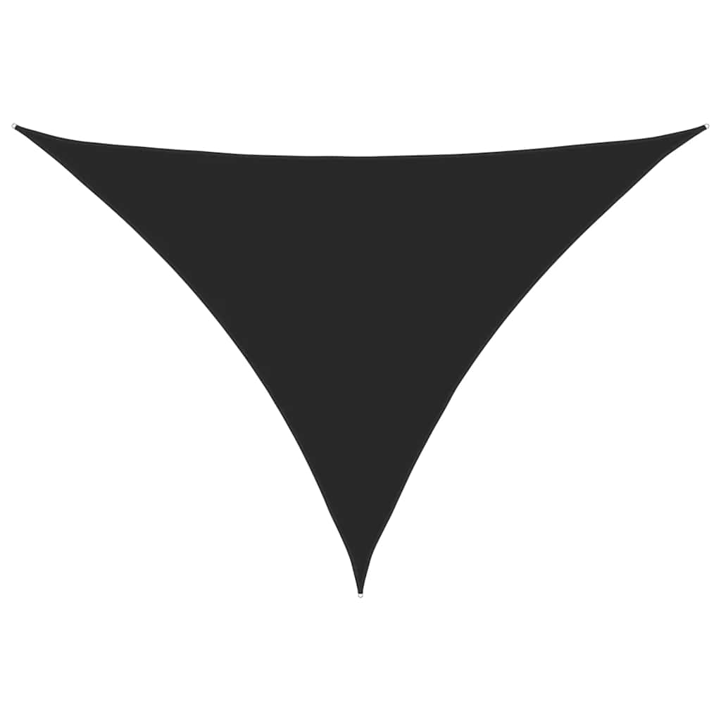 Parasole a Vela Oxford Triangolare 5x5x6 m Nero