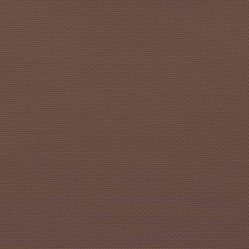 Parasole a Vela in Tessuto Oxford Triangolare 5x5x5 m Marrone