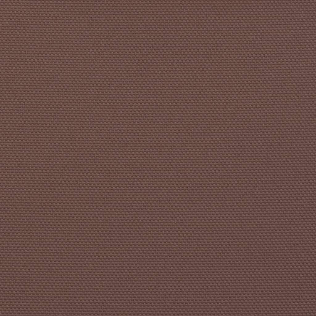 Parasole a Vela Oxford Triangolare 5x6x6 m Marrone