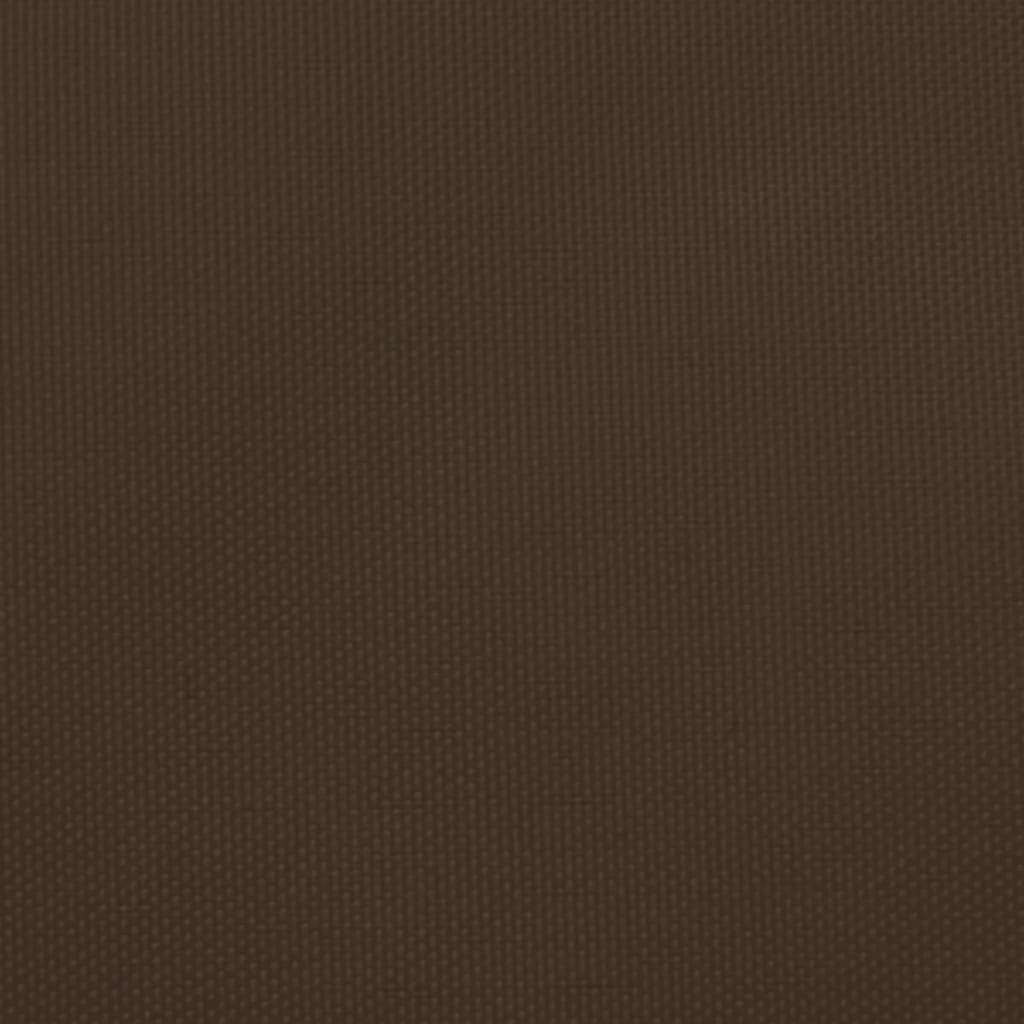 Parasole a Vela in Tela Oxford a Trapezio 4/5x4 m Marrone