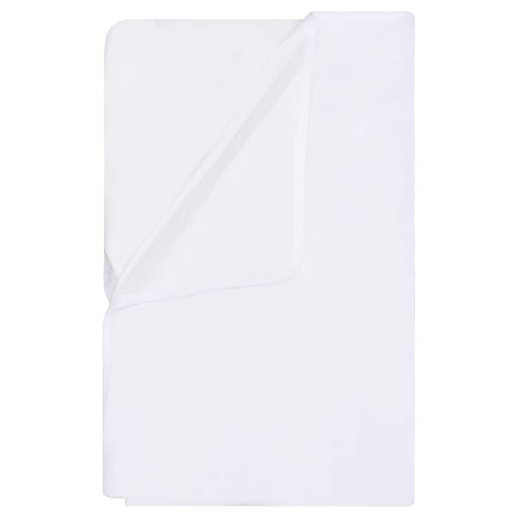 Coprimaterasso Impermeabili 2 pz in Cotone 60x120 cm Bianchi