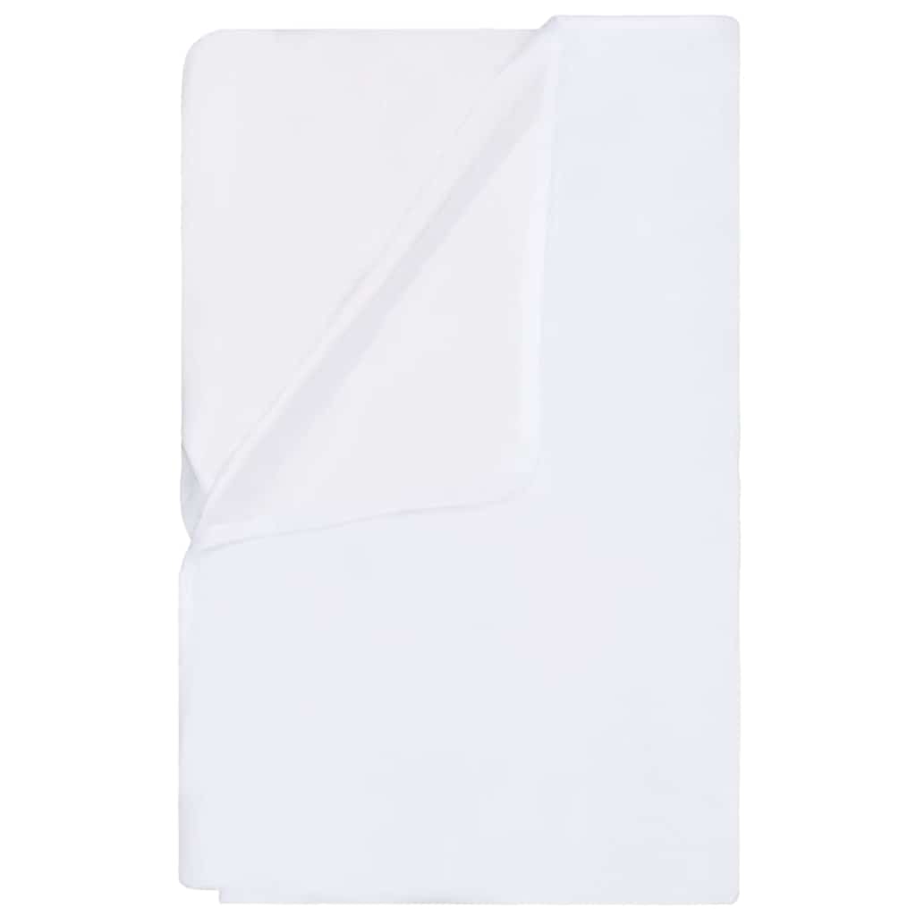 Coprimaterasso Impermeabili 2 pz in Cotone 100x200 cm Bianchi