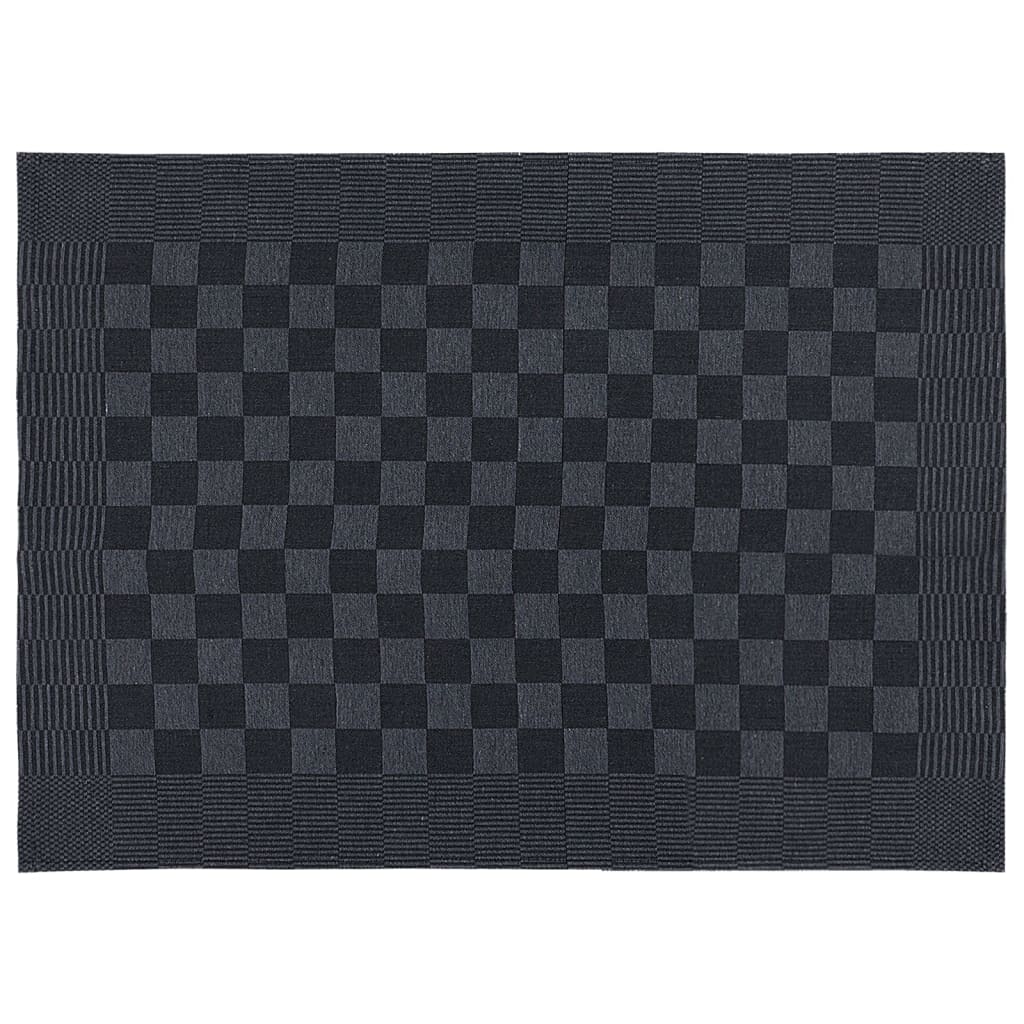 Set Strofinacci 10 pz in Cotone Nero e Grigio