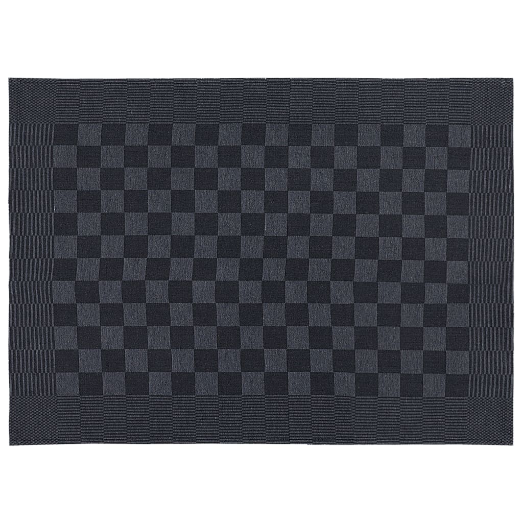 Set Strofinacci 20 pz in Cotone Nero e Grigio