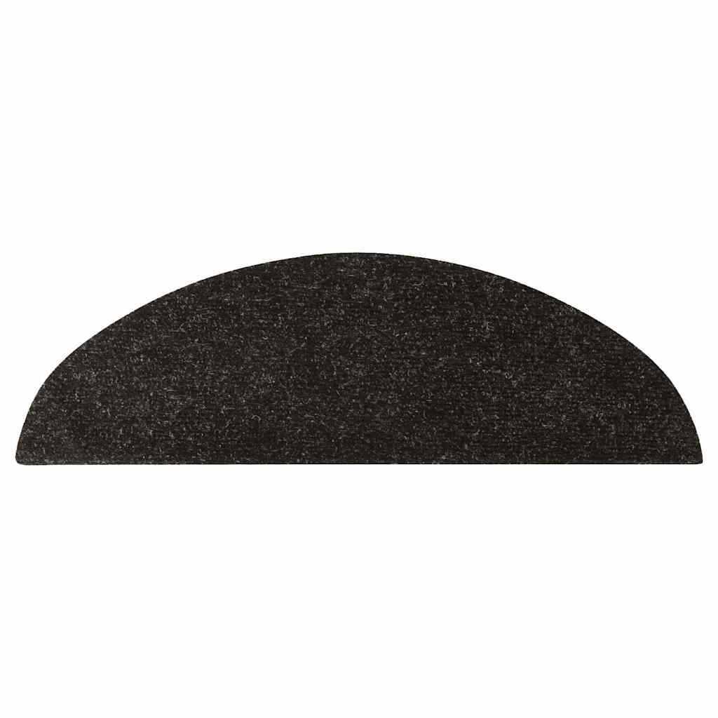 Tappeti Autoadesivi per Scale 15 pz 56x17x3 cm Antracite