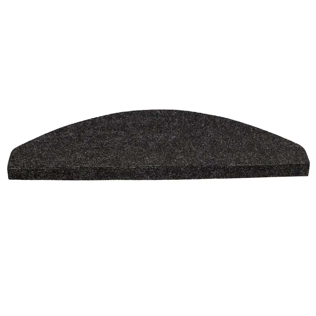 Tappeti Adesivi per Scale 15 pz 56x17x3 cm Nero