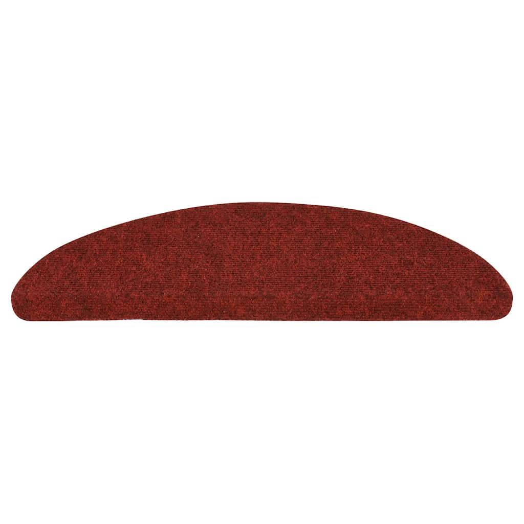 Tappeti Adesivi per Scale 15 pz 56x17x3 cm Rossi