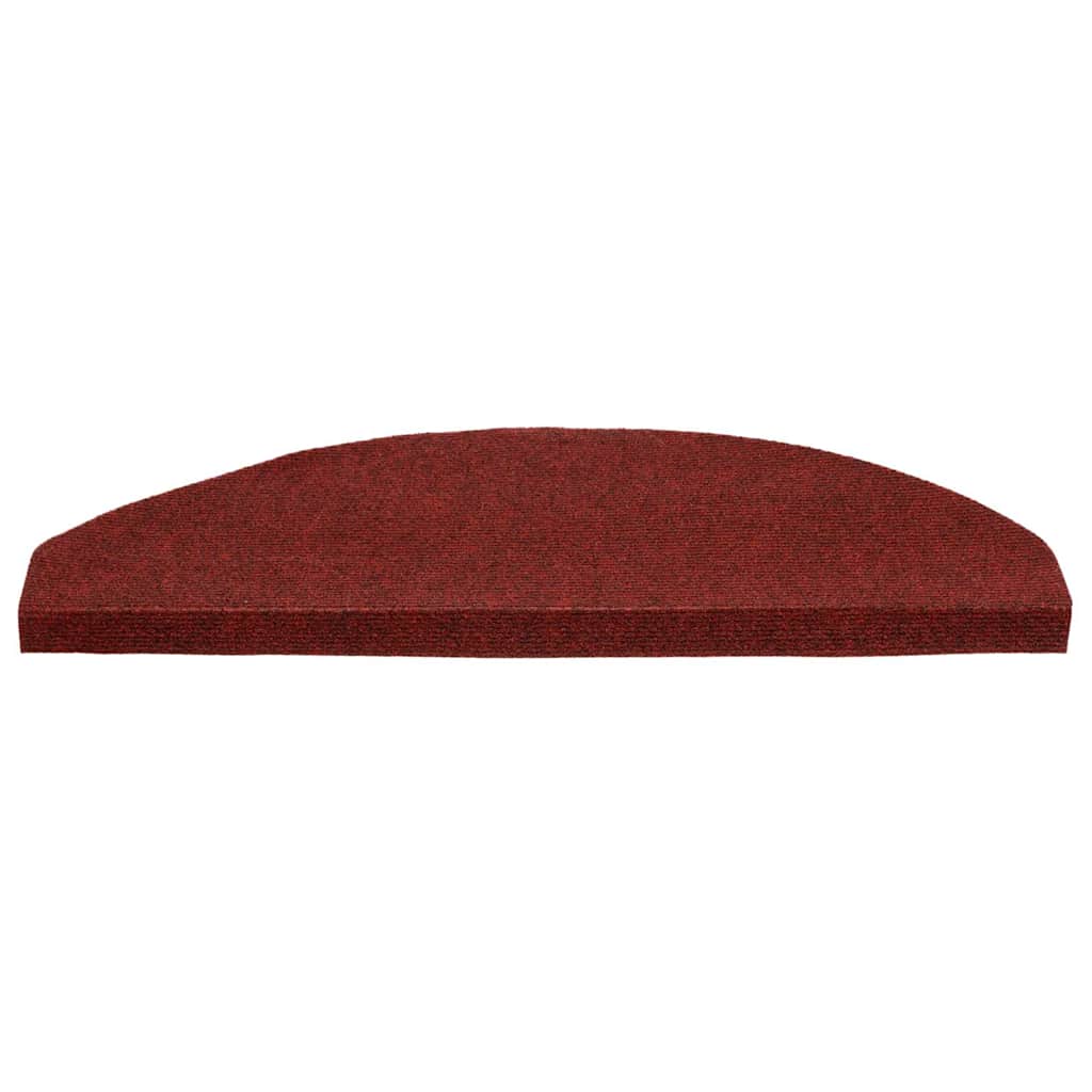 Tappetini Autoadesivi per Scale 15 pz 65x22,5x3,5 cm Rossi