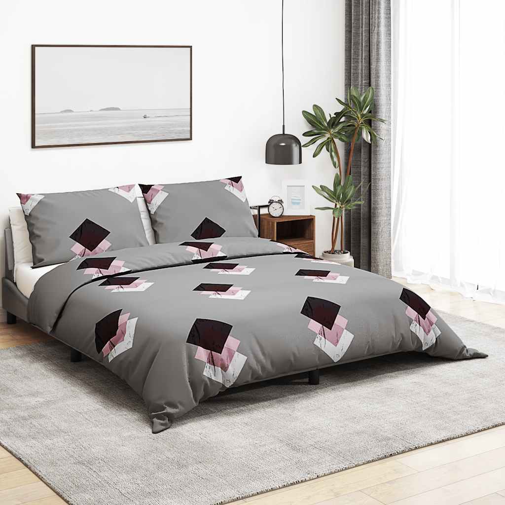 Set Copripiumino Multicolore 225x220 cm in Cotone