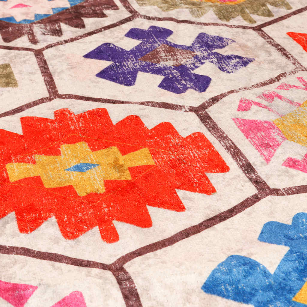 Tappeto Lavabile Multicolore 80x150 cm