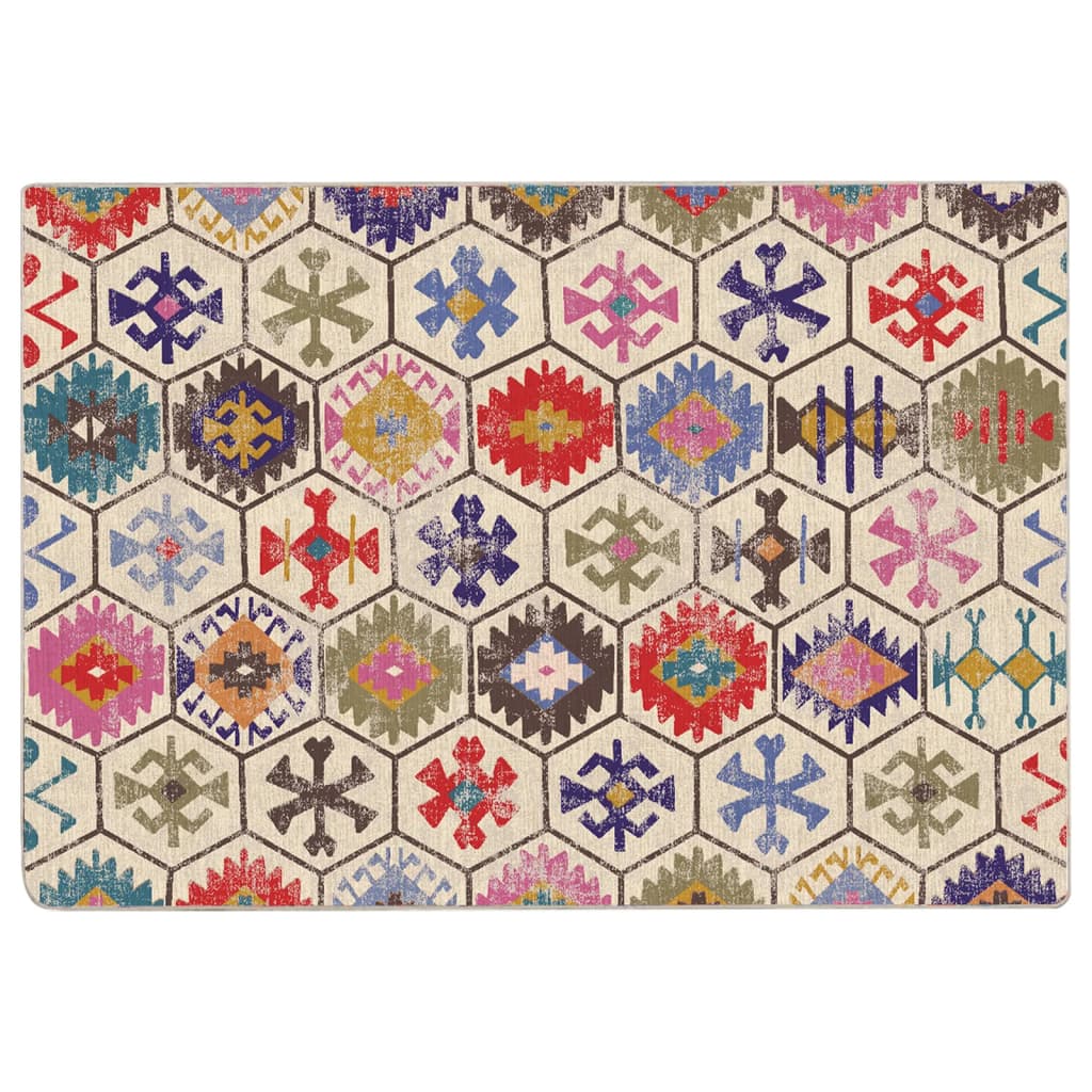 Tappeto Lavabile Multicolore 160x230 cm