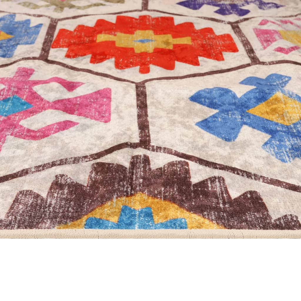 Tappeto Lavabile Multicolore 160x230 cm