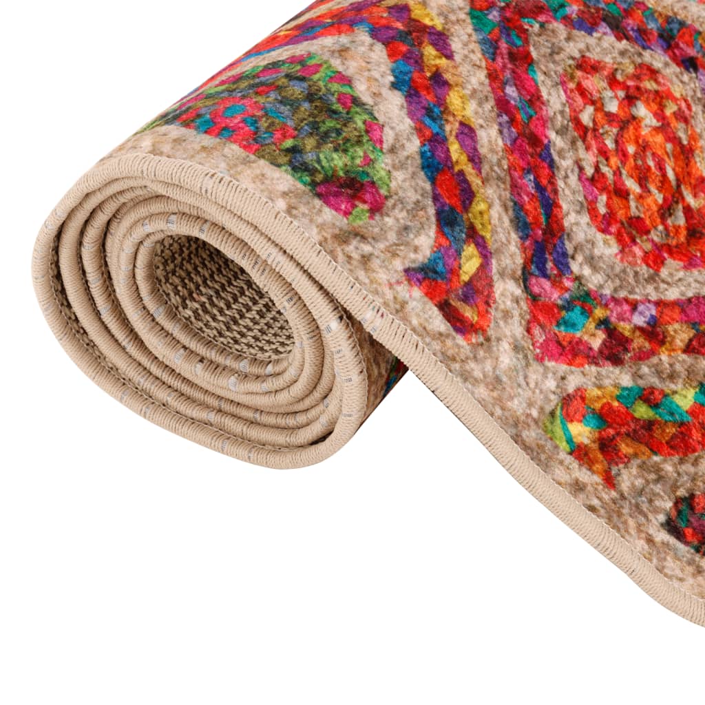 Tappeto Lavabile Multicolore 80x300 cm
