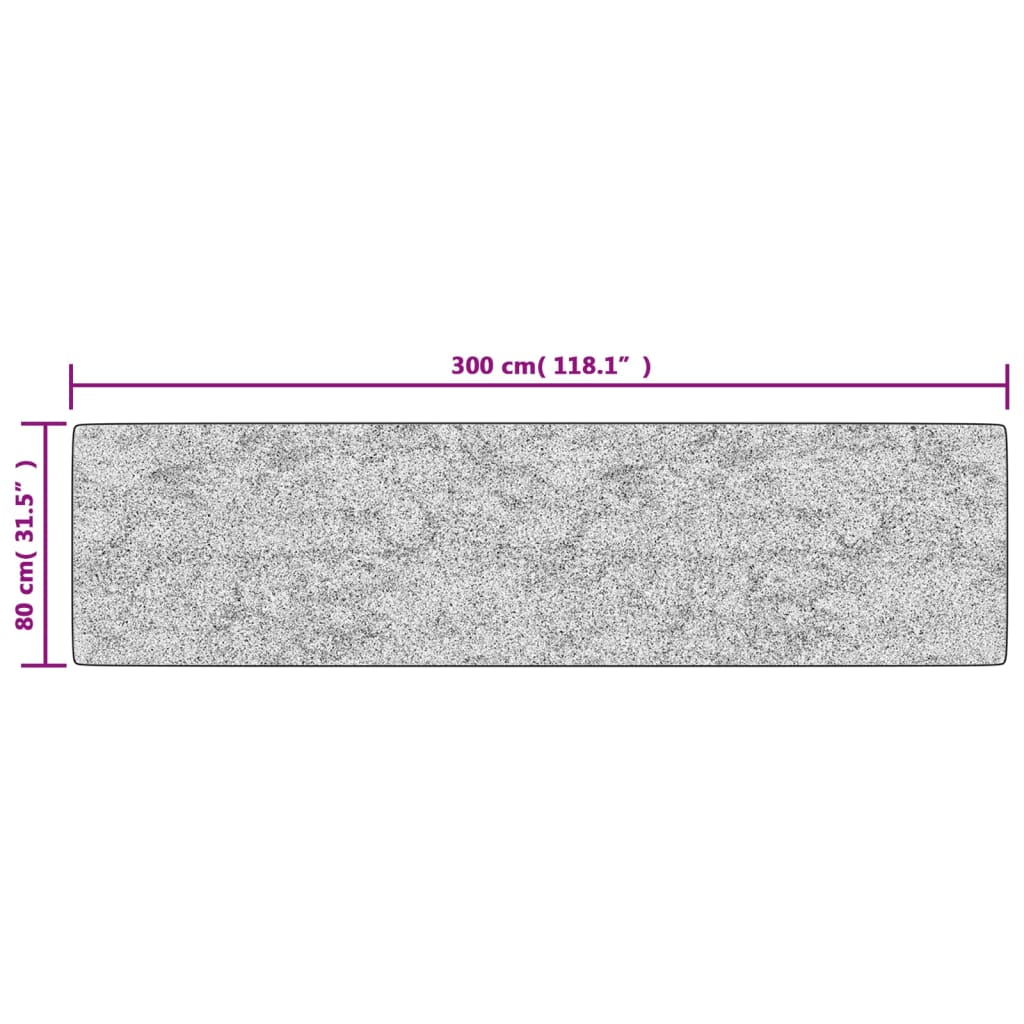 Tappeto Lavabile Multicolore 80x300 cm