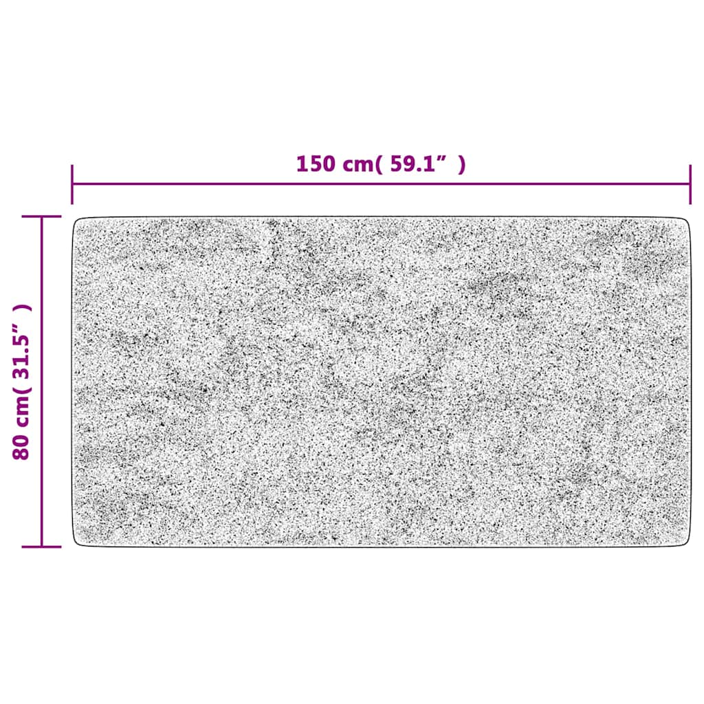Tappeto Lavabile Multicolore 80x150 cm