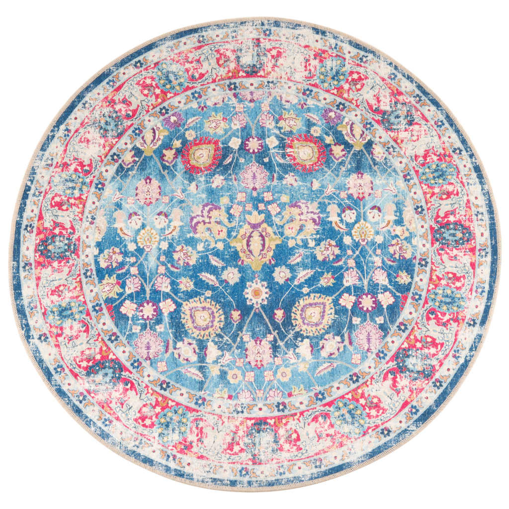 Tappeto Lavabile Multicolore Ø 120 cm