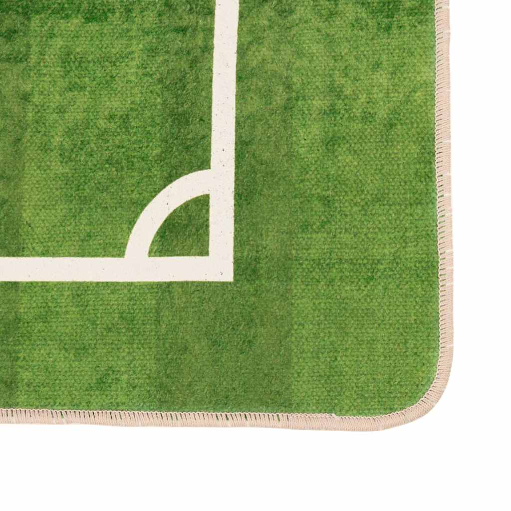 Tappeto Bambini Verde 160x230 Campo Calcio Lavabile