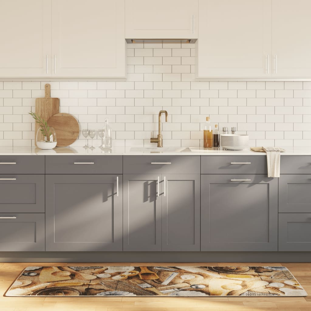 Tappeto da Cucina Multicolore 60x180 cm Lavabile