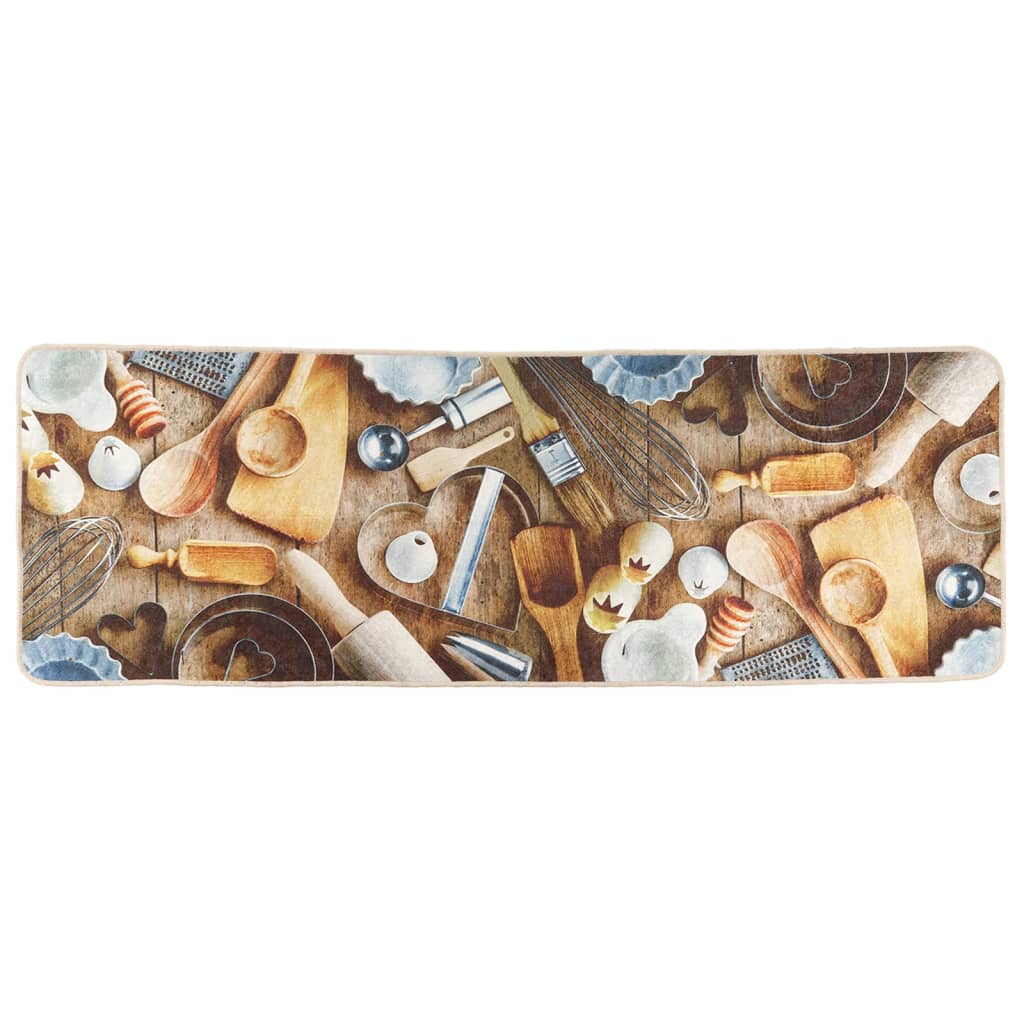 Tappeto da Cucina Multicolore 60x180 cm Lavabile
