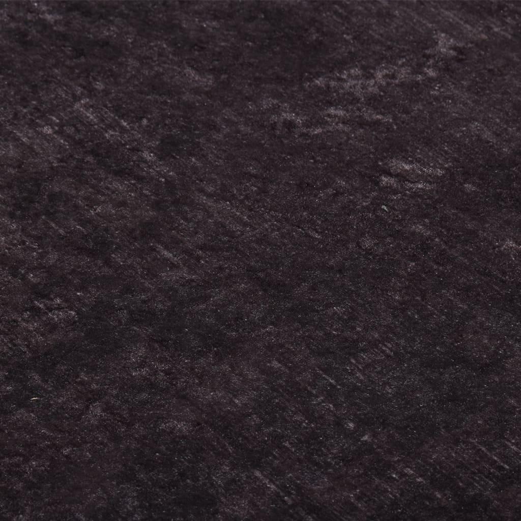 Tappeto Lavabile Nero e Oro 400x300 cm