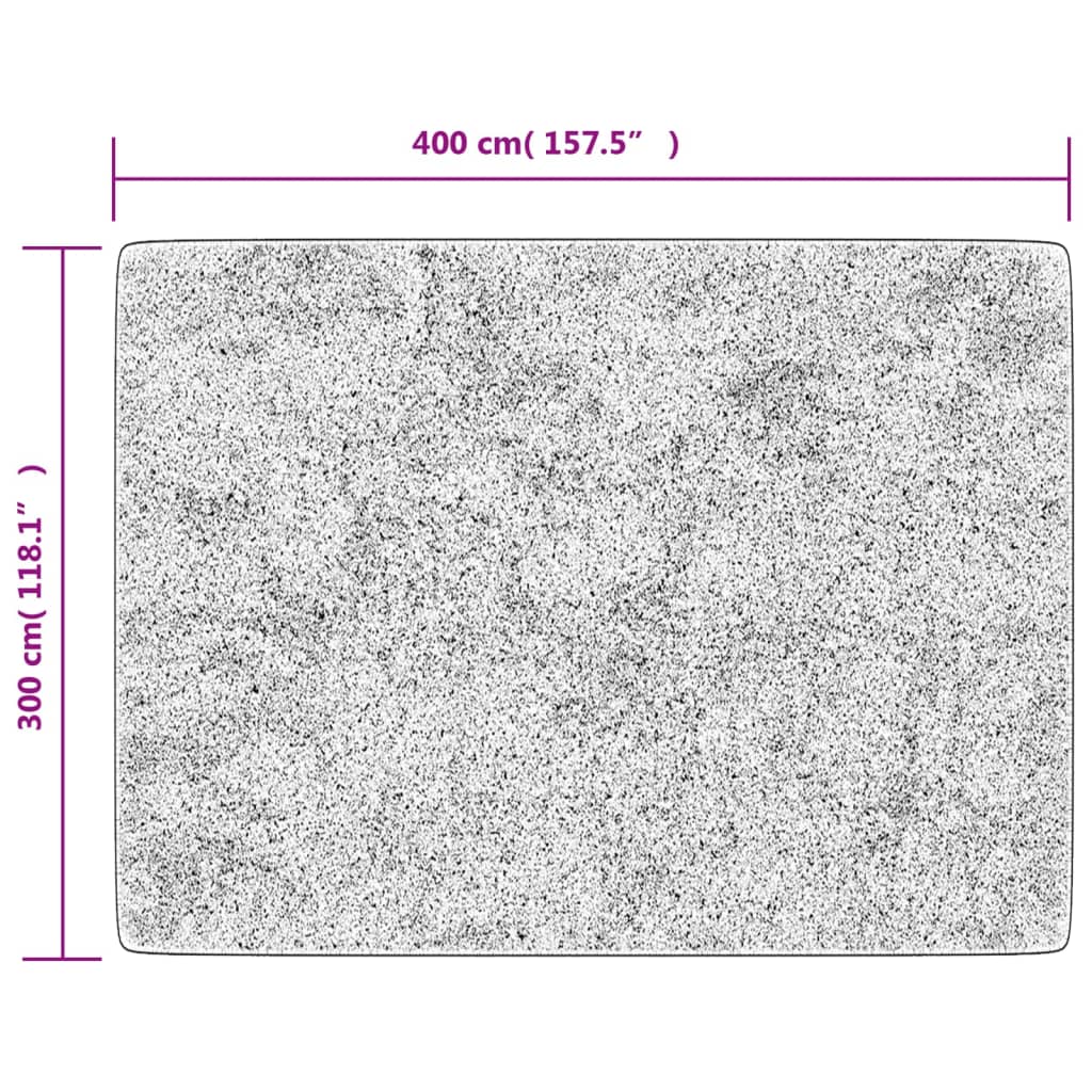 Tappeto Lavabile Nero e Oro 400x300 cm