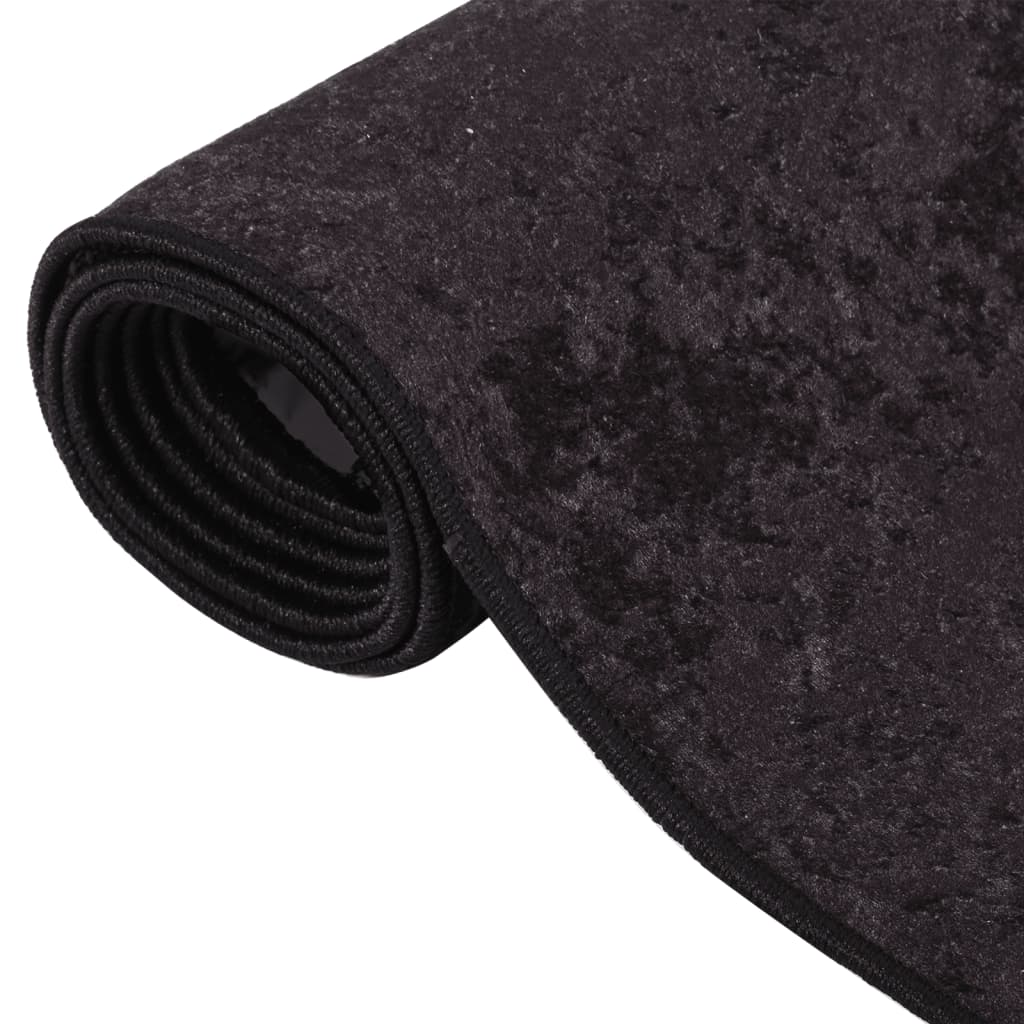 Tappeto Lavabile Antracite 400x300 cm