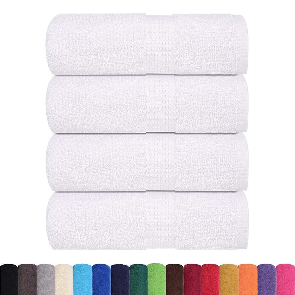 Asciugamani per ospiti FROGN 4 pz Bianco 30x50 cm 360 g/m²