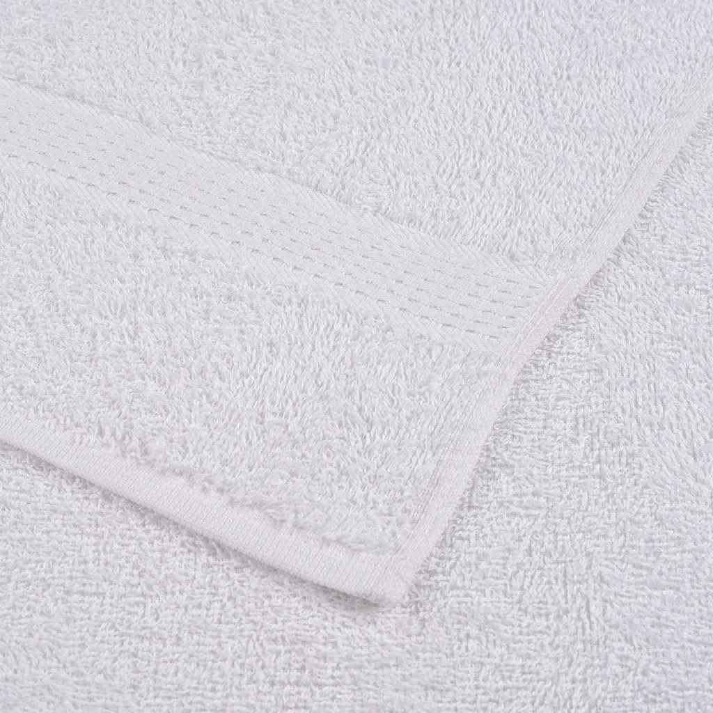 Asciugamani per sauna FROGN 10 pezzi Bianco 80x200 cm 360 g/m²
