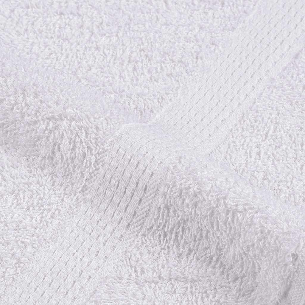Asciugamani per sauna FROGN 25 pz Bianco 80x200 cm 360 g/m²