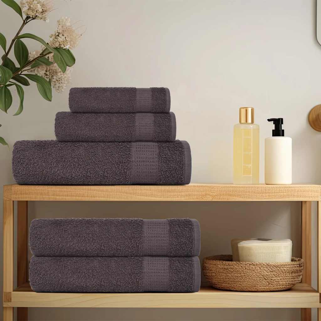 Asciugamani FROGN 2 pz Antracite 30x30 cm 360 g/m²