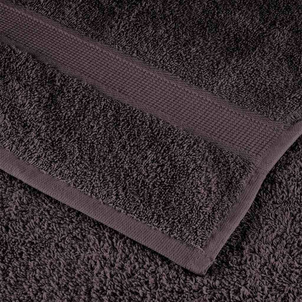 Asciugamani per sauna FROGN 25 pz Antracite 80x200 cm 360 g/m²