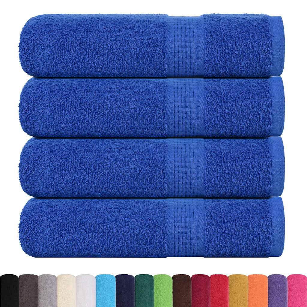 Asciugamani FROGN 4 pz Blu 50x100 cm 360 g/m²