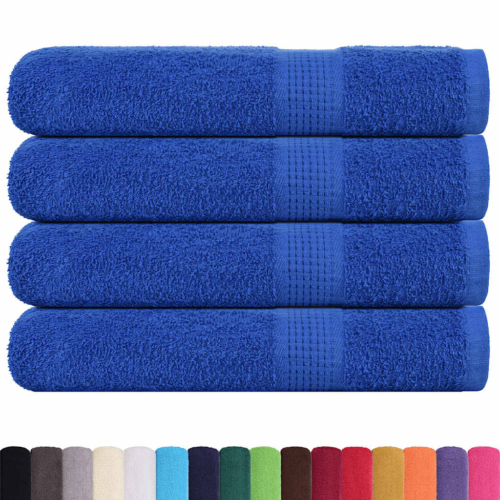 Asciugamani per sauna FROGN 4 pezzi Blu 80x200 cm 360 g/m²