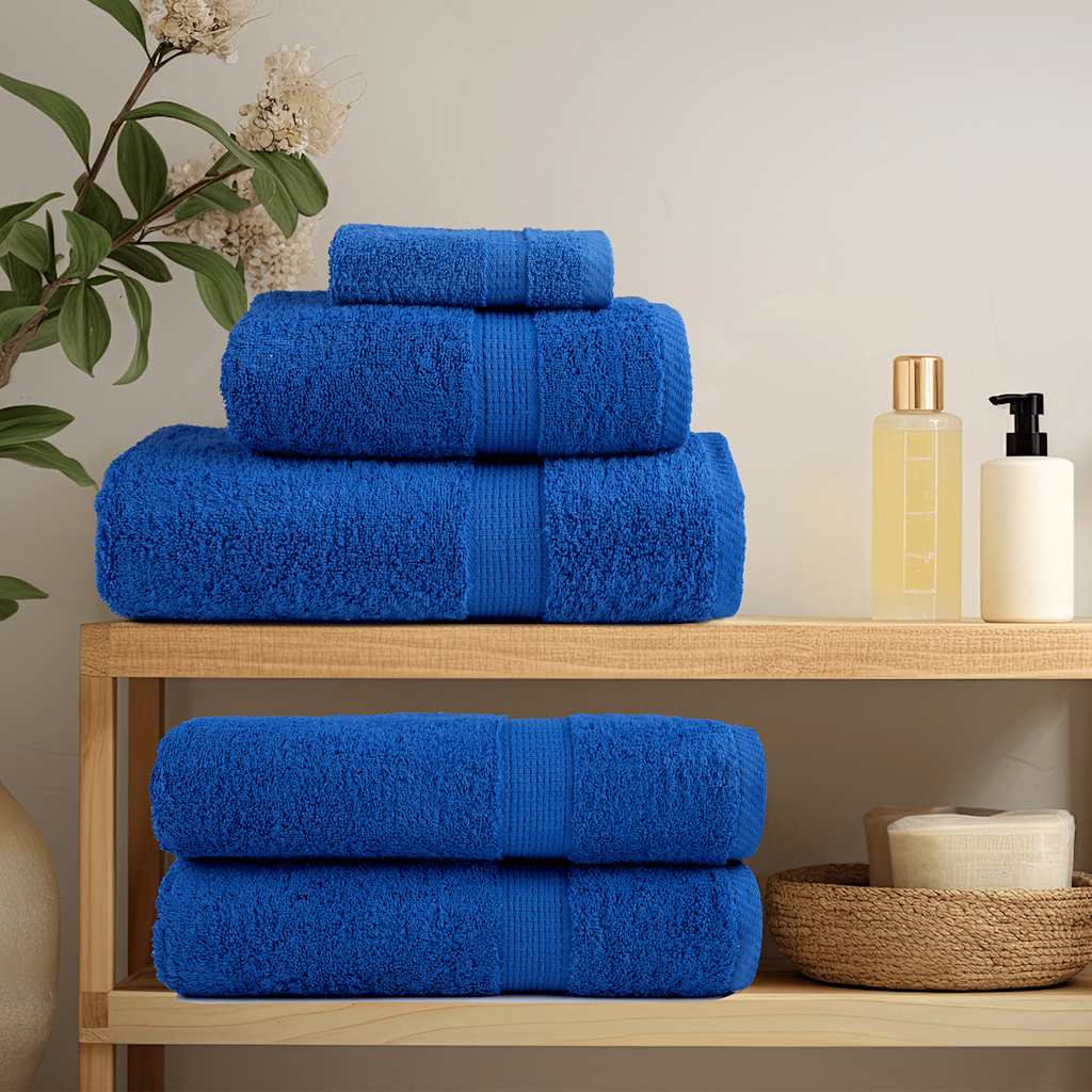 Asciugamani FROGN 10 pz Blu 100x200 cm 360 g/m²