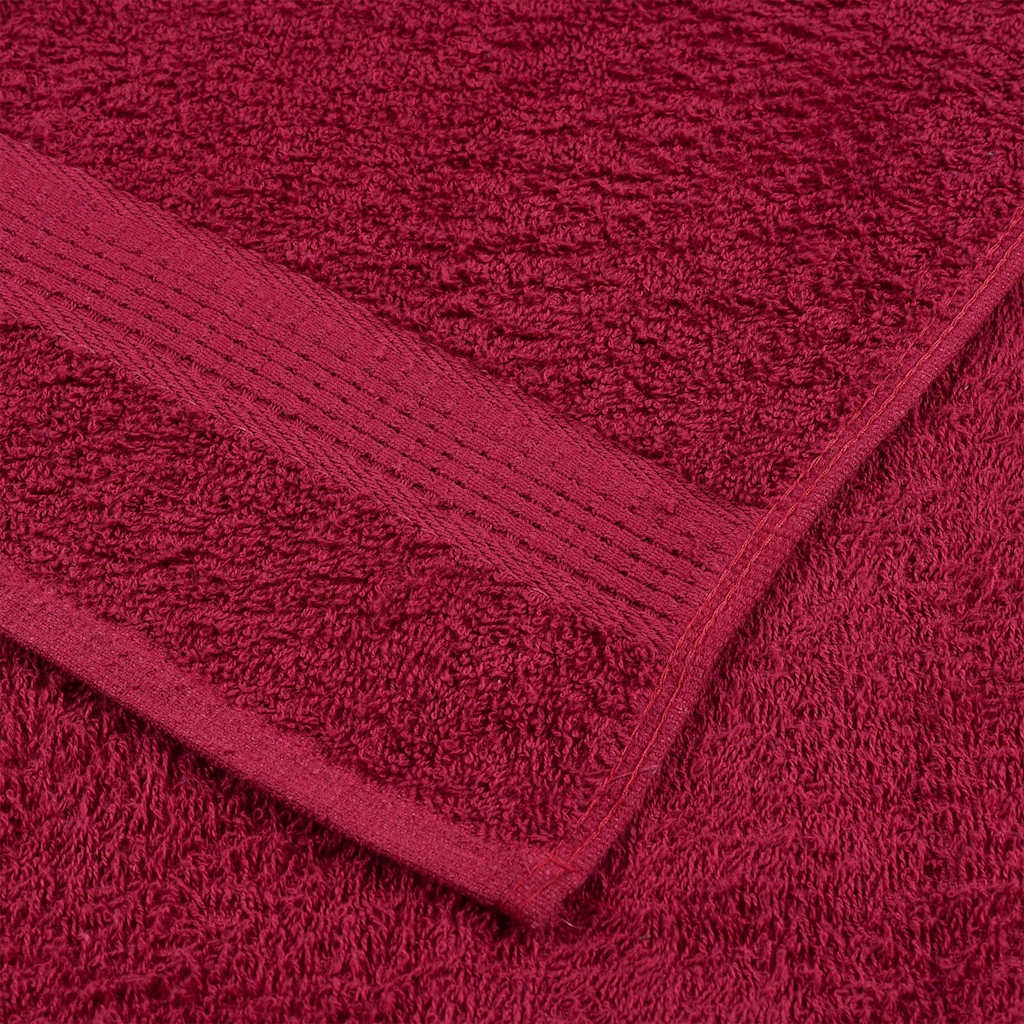 Asciugamani FROGN 10 pz Bordeaux 30x30 cm 360 g/m²