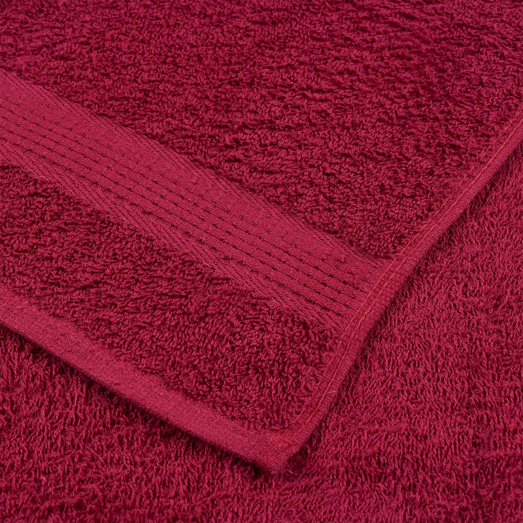 Asciugamani da Doccia FROGN 2 pz Bordeaux 70x140 cm 360 g/m²