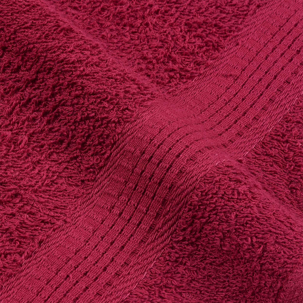 Asciugamani da Doccia FROGN 4 pz Bordeaux 70x140 cm 360 g/m²