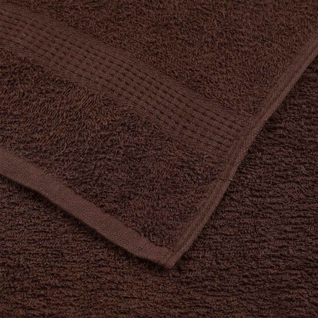 Asciugamani per ospiti FROGN 2 pz Marrone 30x50 cm 360 g/m²
