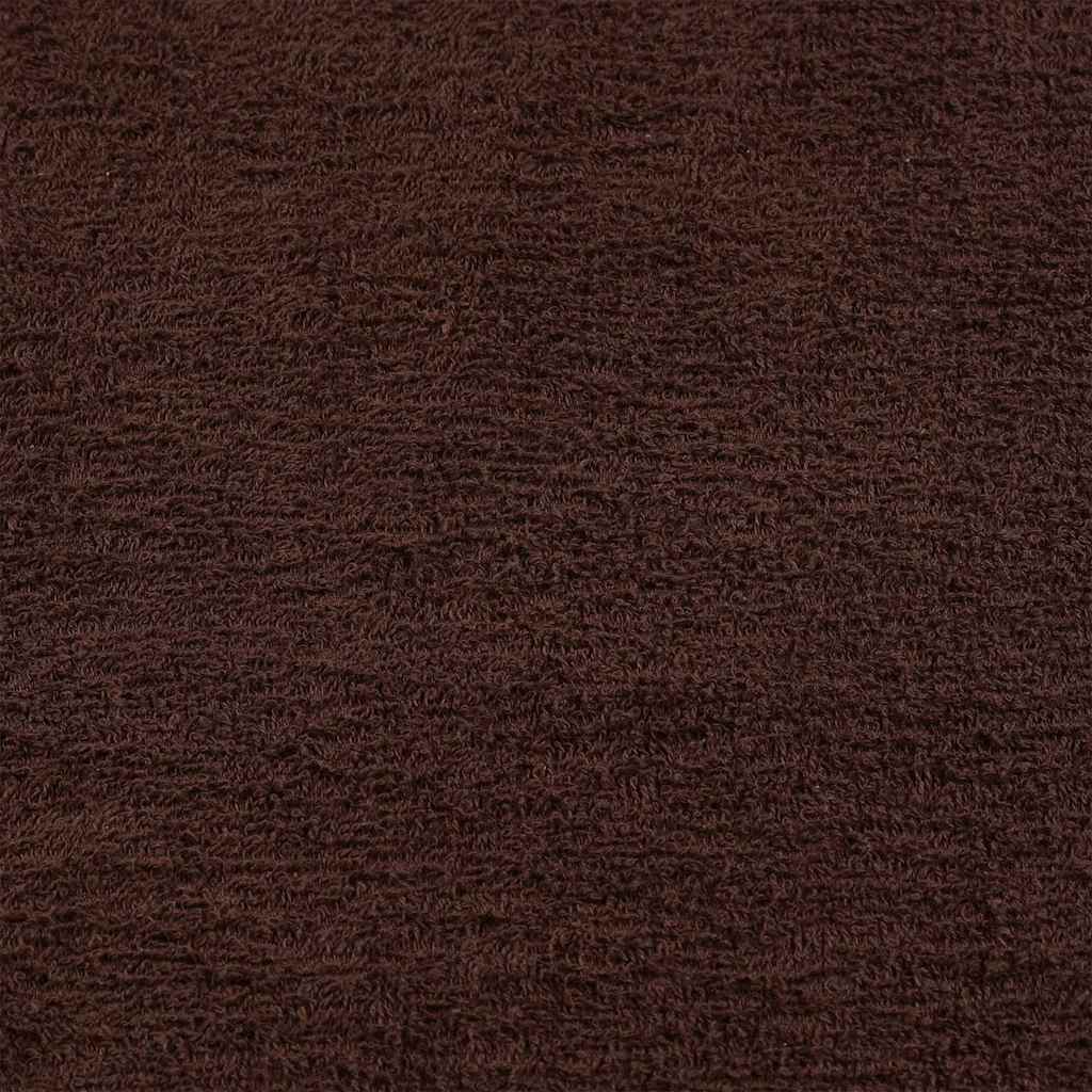 Asciugamani per sauna FROGN 10 pezzi Marrone 80x200 cm 360 g/m²