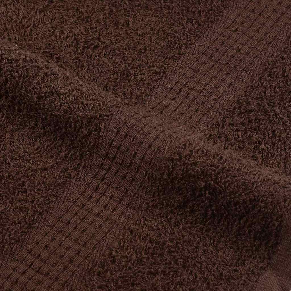 Asciugamani per sauna FROGN 10 pezzi Marrone 80x200 cm 360 g/m²