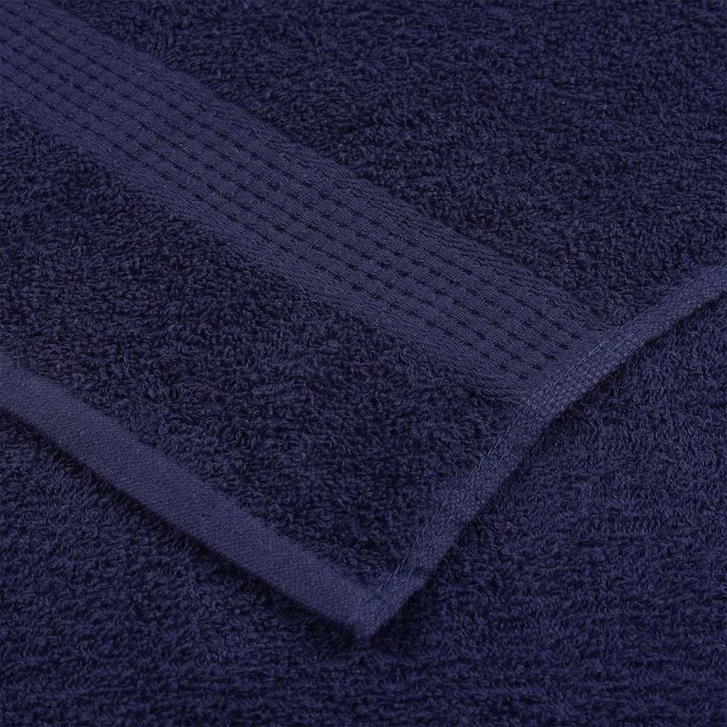 Asciugamani da bagno FROGN 10 pz Blu navy 100x150 cm 360 g/m²