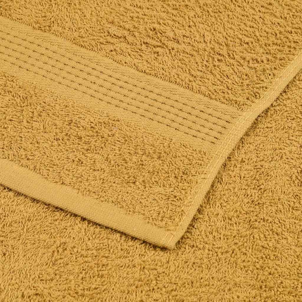 Asciugamani FROGN 2 pz Oro 50x100 cm 360 g/m²