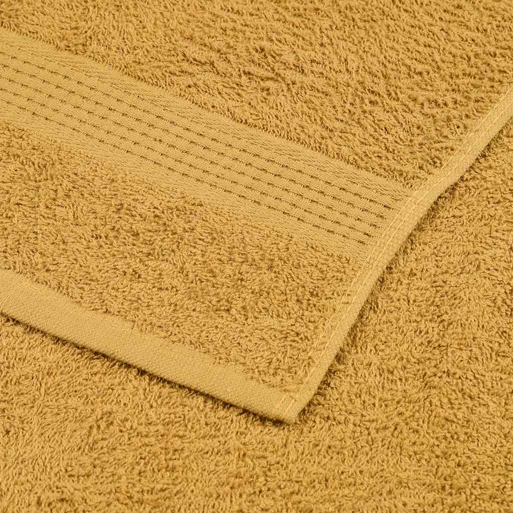 Asciugamani FROGN 4 pz Oro 50x100 cm 360 g/m²