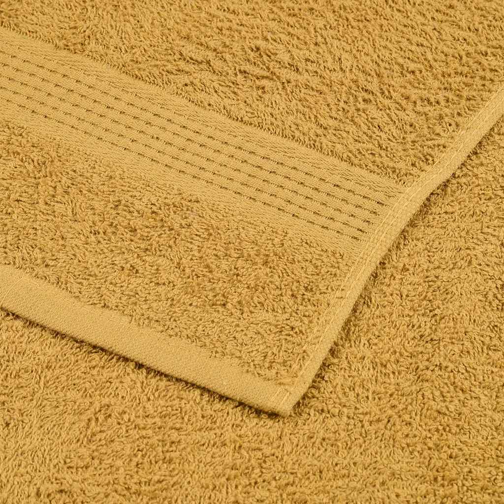 Asciugamani da bagno FROGN 2 pz Oro 100x150 cm 360 g/m²