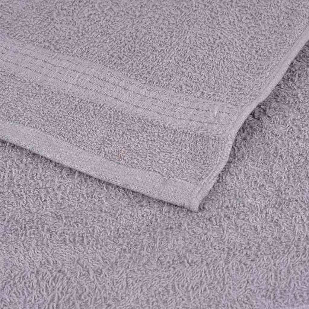 Asciugamani da doccia FROGN 2 pz Grigio 70x140 cm 360 g/m²